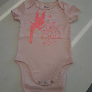 Handmade. Fits 9-months. Onesie. 100% cotton.